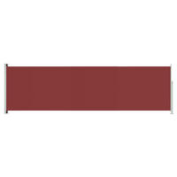 SEITENMARKISE Ausziehbar 180x600 cm Rot - Rot, Textil (600/180/1cm) - furnicato