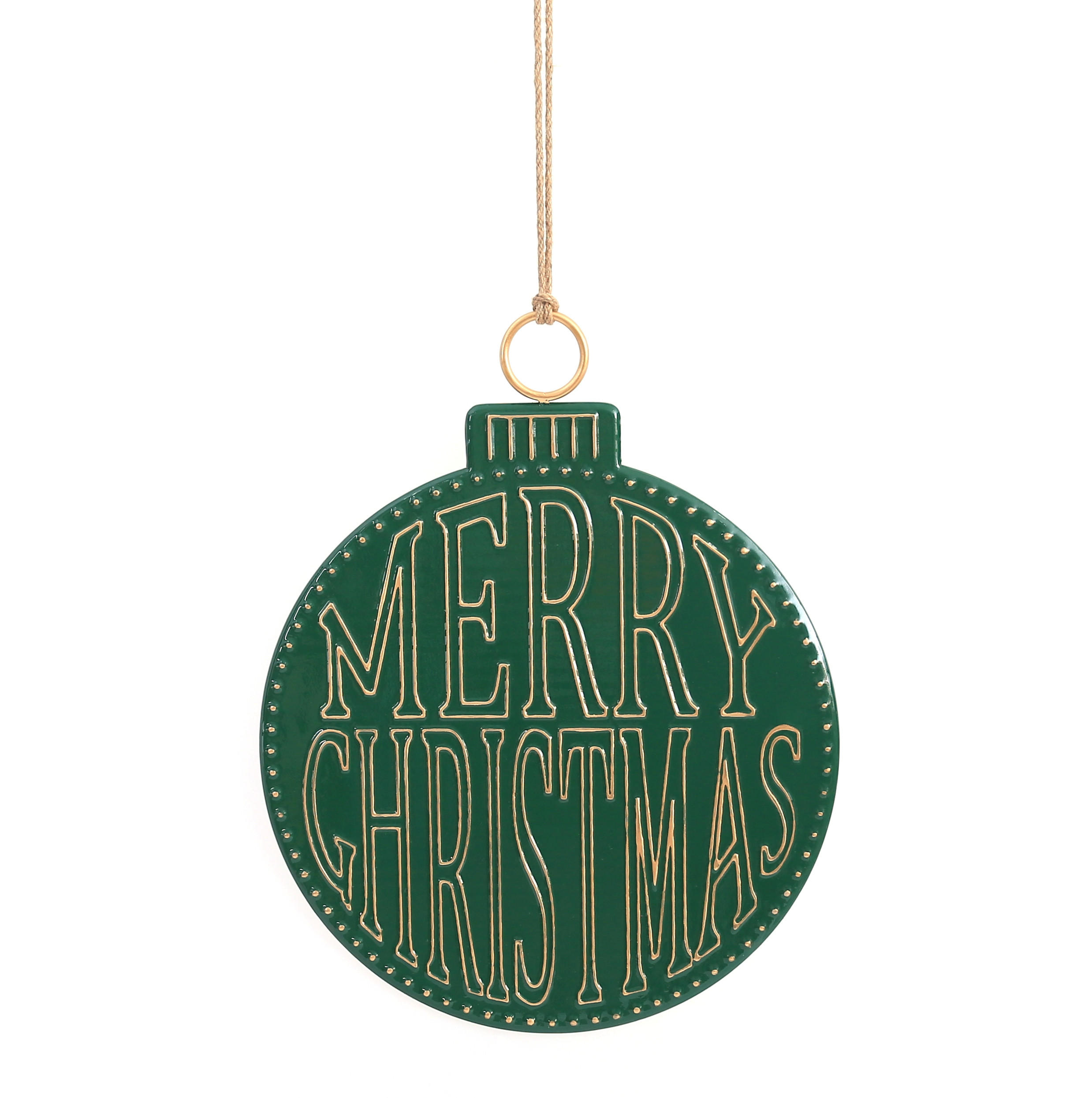 WEIHNACHTSDEKORATION Santa Lila Grün Metall - Grün, Metall (50/4/42cm) - Mondex