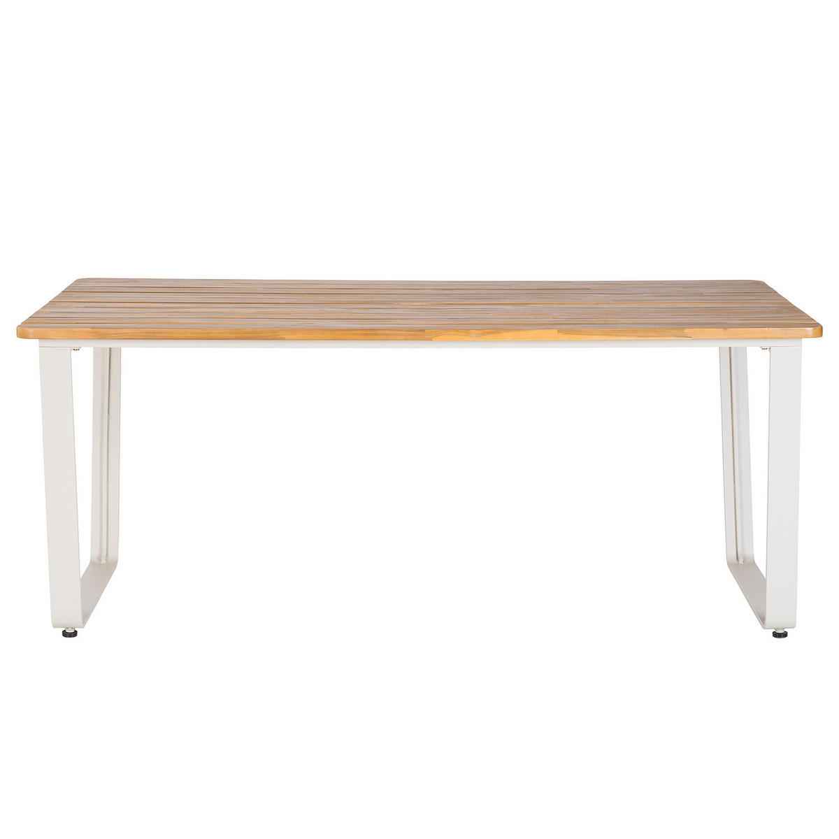 GARTENSITZGRUPPE - Akazie massiv / Aluminium - Braun / Beige - 3-teilig - Akaziefarben, Holz/Metall - home24