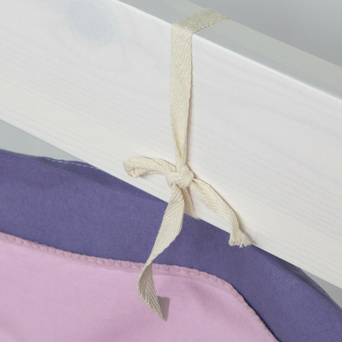 VORHANG für Hochbett Rosa - Rosa, Textil (197/86/1cm) - Homestyle4u