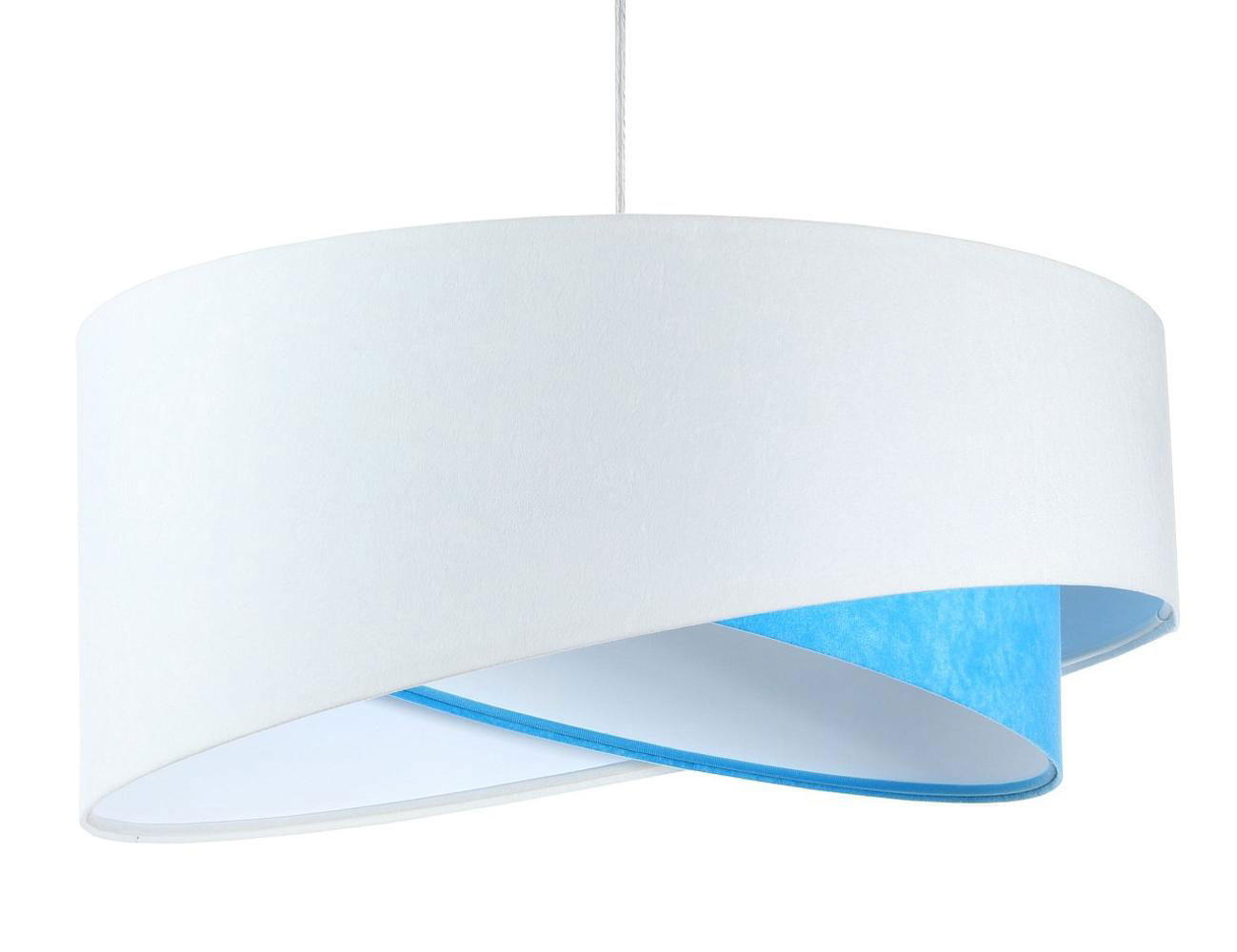 HÄNGELEUCHTE Blau 50/23 cm - Weiß, Kunststoff (50/1.3/23cm) - ONZENO
