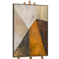 GEMÄLDE Begegnung der Ebenen Schattenfugenrahmen Grau 120x80 cm - Grau, Holz (120/80cm) - YS-art gallery