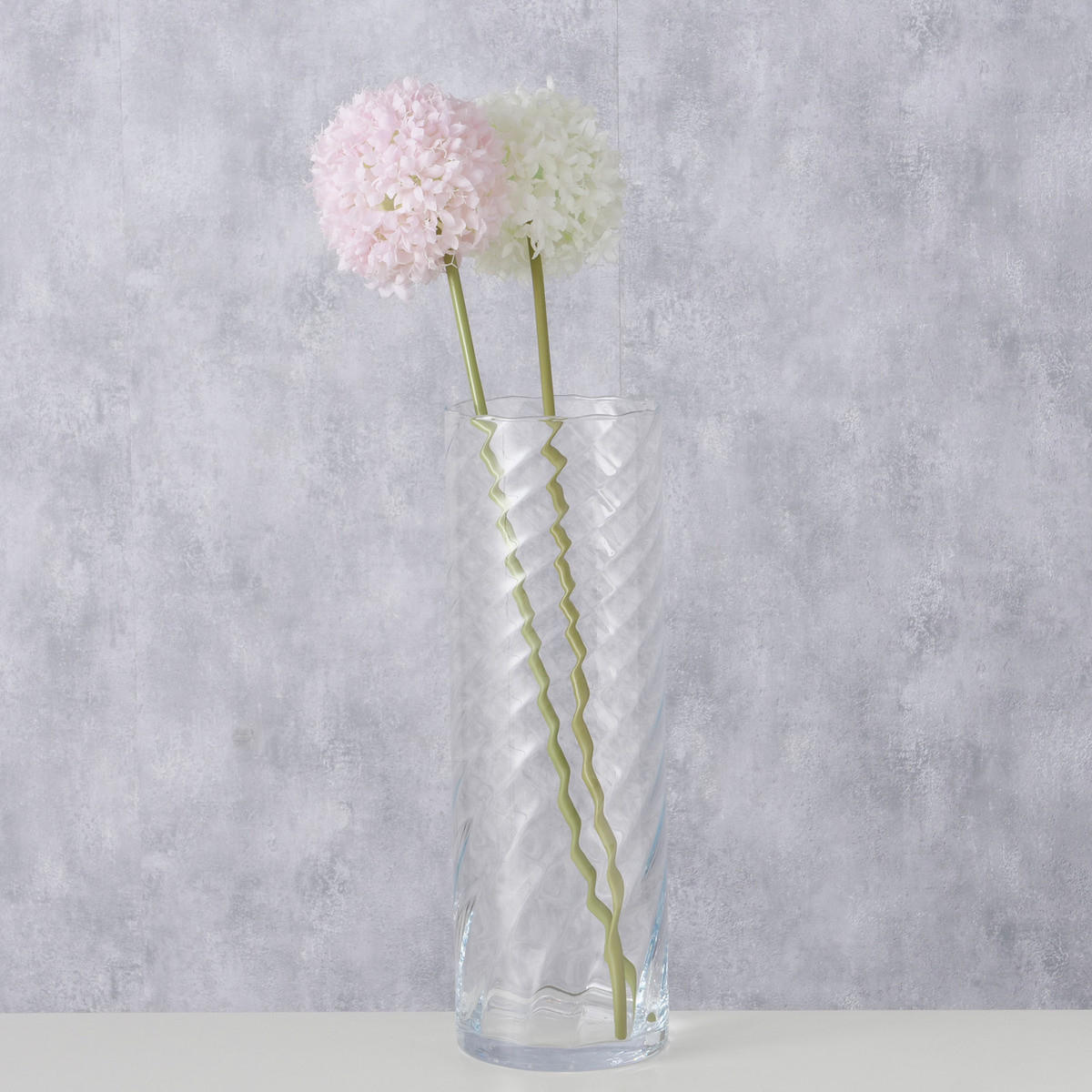 VASE Glas Bila 45 cm - Transparent, Glas (15/45cm) - Boltze Home