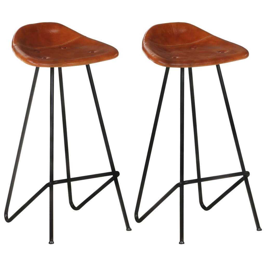 Deluke Barhocker Braun 43x83x33 cm