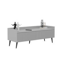 TV-LOWBOARD SCALA stehend, 120 cm Kaschmir - Kaschmir/Schwarz, Holzwerkstoff/Metall (120/45/41cm) - Idohome