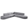 ECKSOFA Designer Corner MODENA stoff Poso, viele Farben Hellgrau - Hellgrau, Holzwerkstoff (285/285cm) - Kaiser Möbel