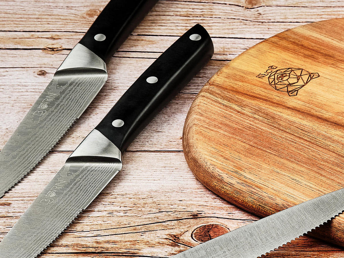 STEAKMESSER ERLING - 6er-Set - Silberfarben, Metall (26cm) - Björn