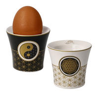 EIERBECHER 2er Set Lotus, New Bone China, Bunt - Multicolor, Keramik (6.5/6/6.5cm) - Goebel