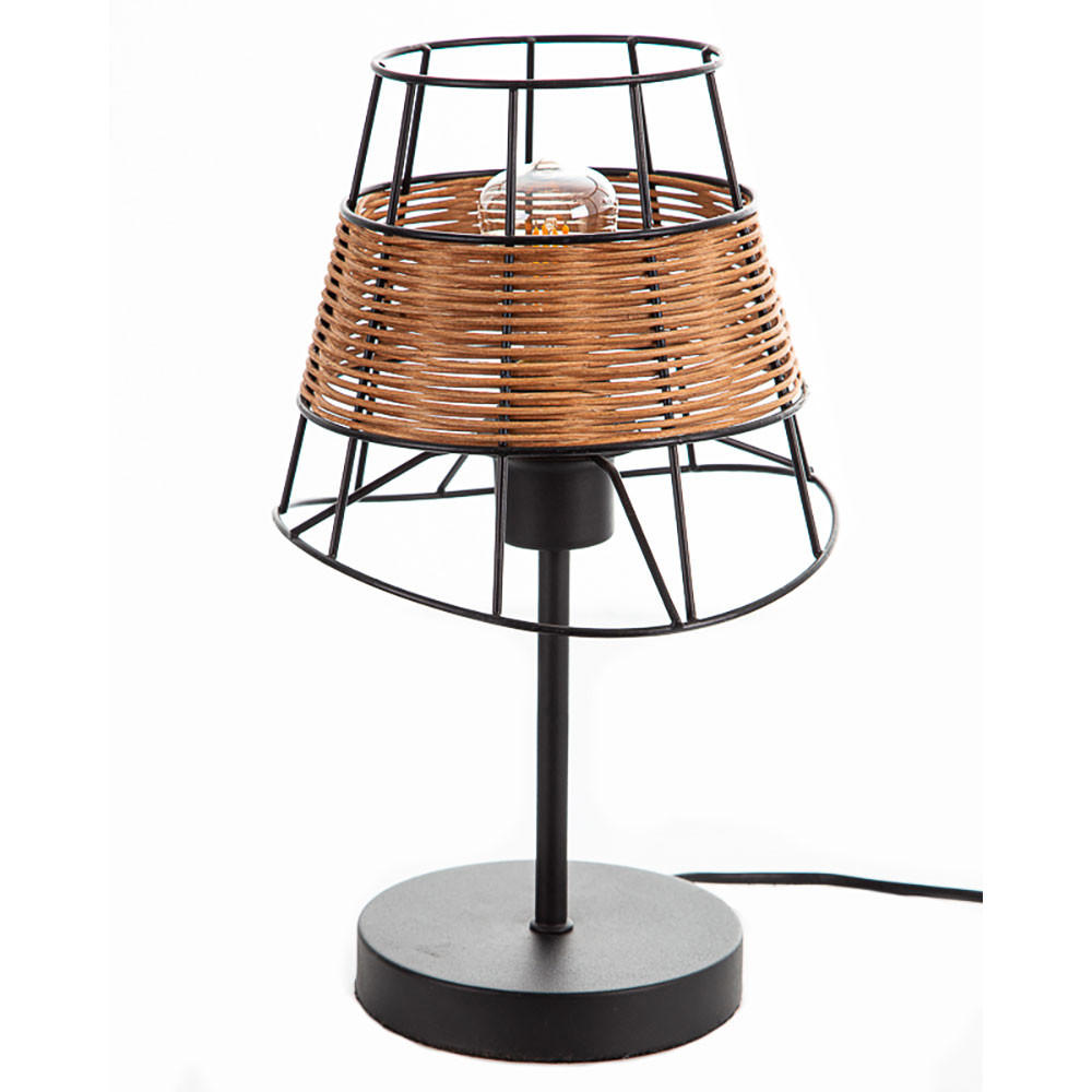 TISCHLEUCHTE ESRA Metall Braun - Braun, Metall (20/20/35cm) - Nowa