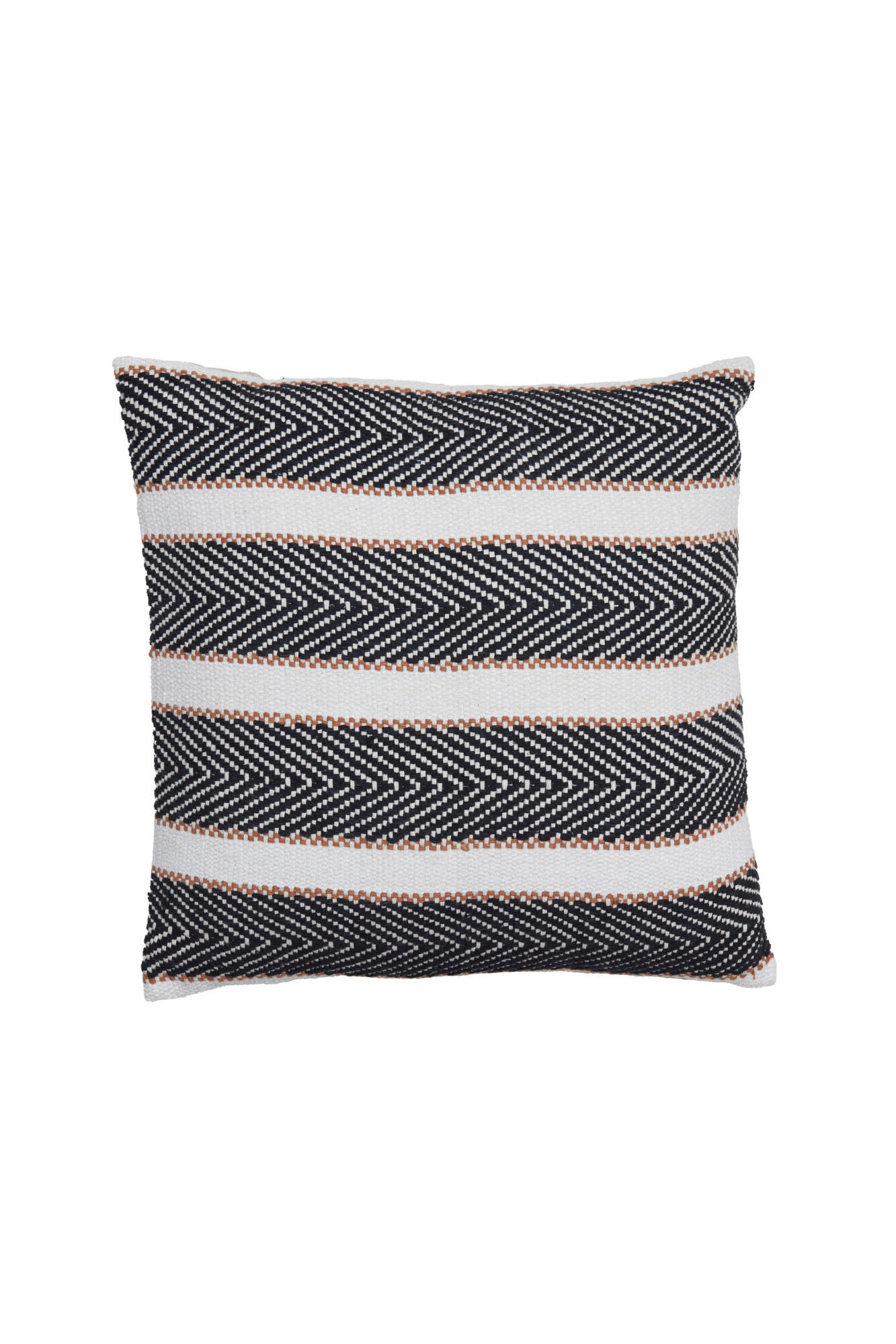 DEKOKISSEN Loura Weiß 45/45/10 cm - Weiß, Textil (45/45cm) - Light & Living