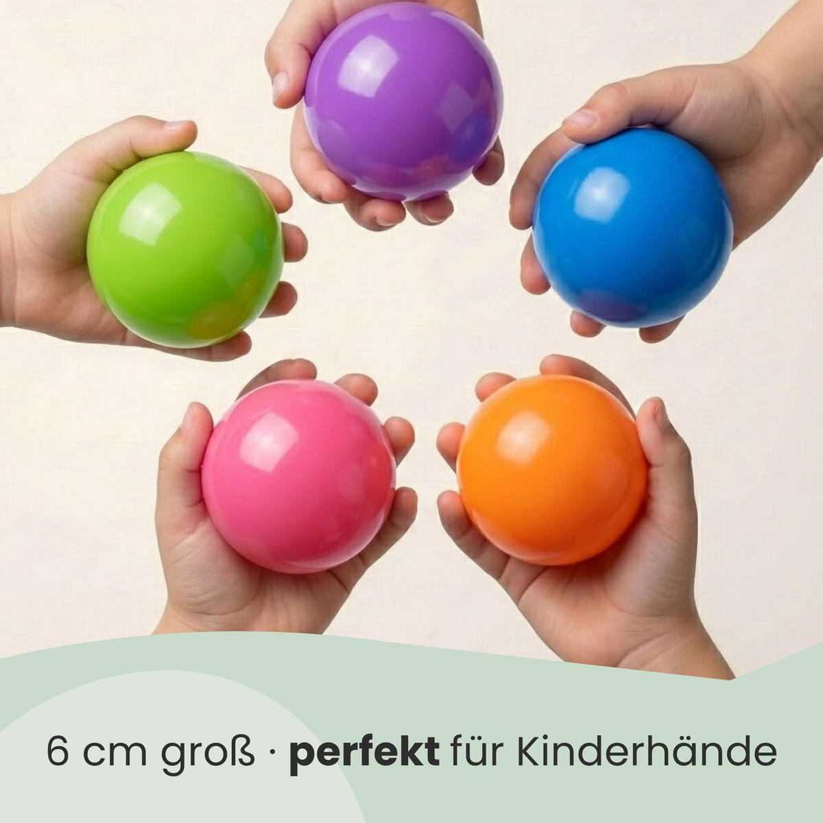 BÄLLEBAD-BÄLLE 300 Stück, Pastellfarben, 6 cm - Multicolor, Kunststoff (6/6/6cm) - Littletom