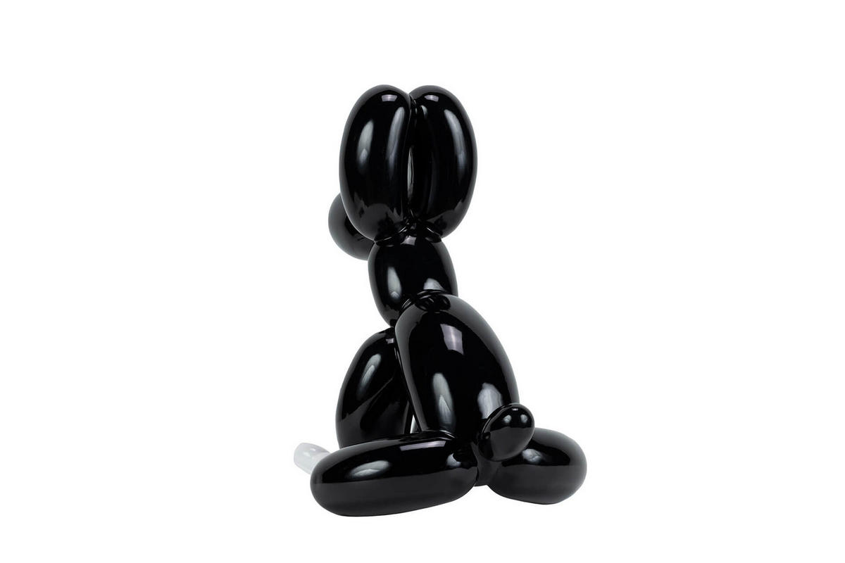 SKULPTUR Schwarz 30/28 cm - Schwarz, Stein (1.15/28/18cm) - KUNSTLOFT