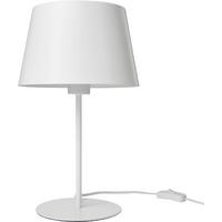 LED-TISCHLEUCHTE - modernes Design aus Metall mit warmweißem Licht und Schnurschalter, inklusive E27 LED Leuchtmittel - Weiß, Metall (23/23/39cm) - Northpoint