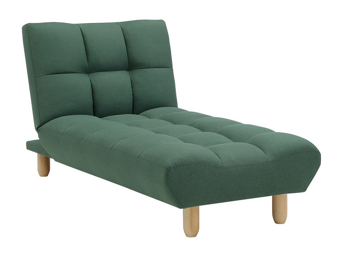 RECAMIERE mit Schlaffunktion - 1 -Sitzer - Polyester - grün - ESTEBAN - Grün, Textil (84/87/165cm) - Vente-Unique