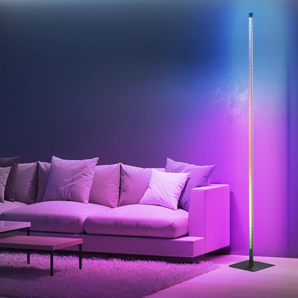 Thumbnail - Xxxl Led, Silber, Metall, 20.5x151x20.5 cm, Lampen & Leuchten, Innenbeleuchtung, Stehlampen, Stehlampen