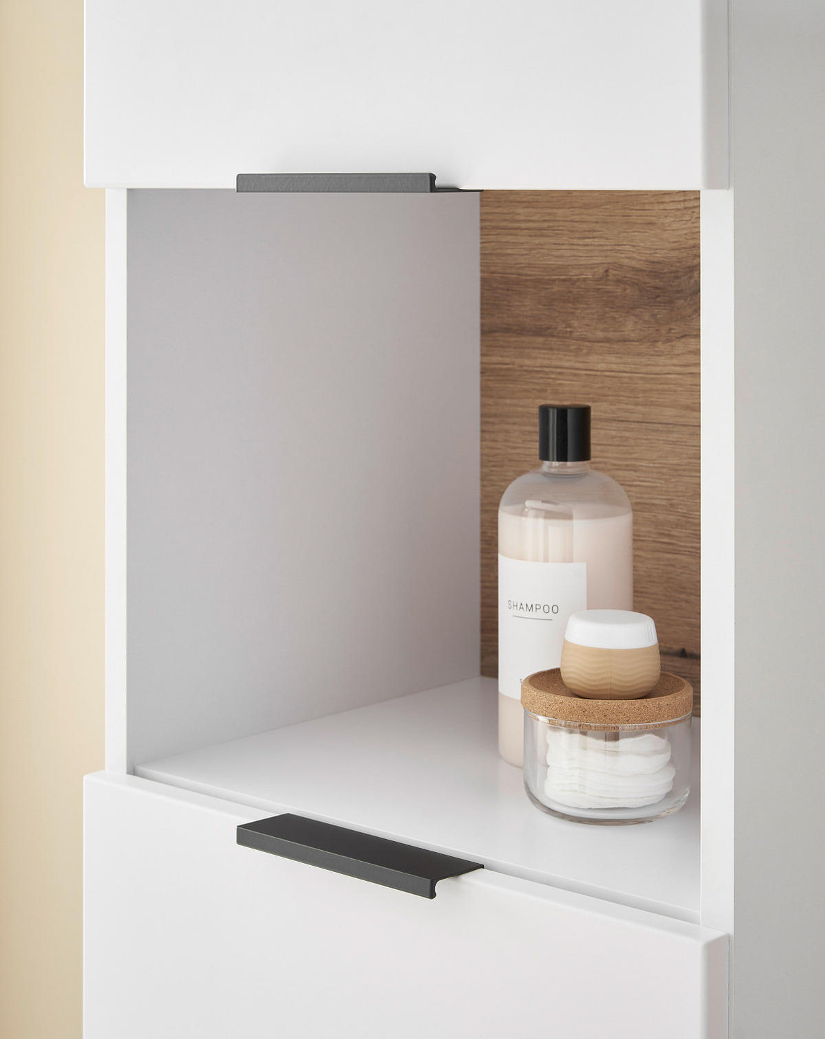 HOCHSCHRANK mit 2 Türen - Weiß, Holzwerkstoff (38/195/32cm) - home24