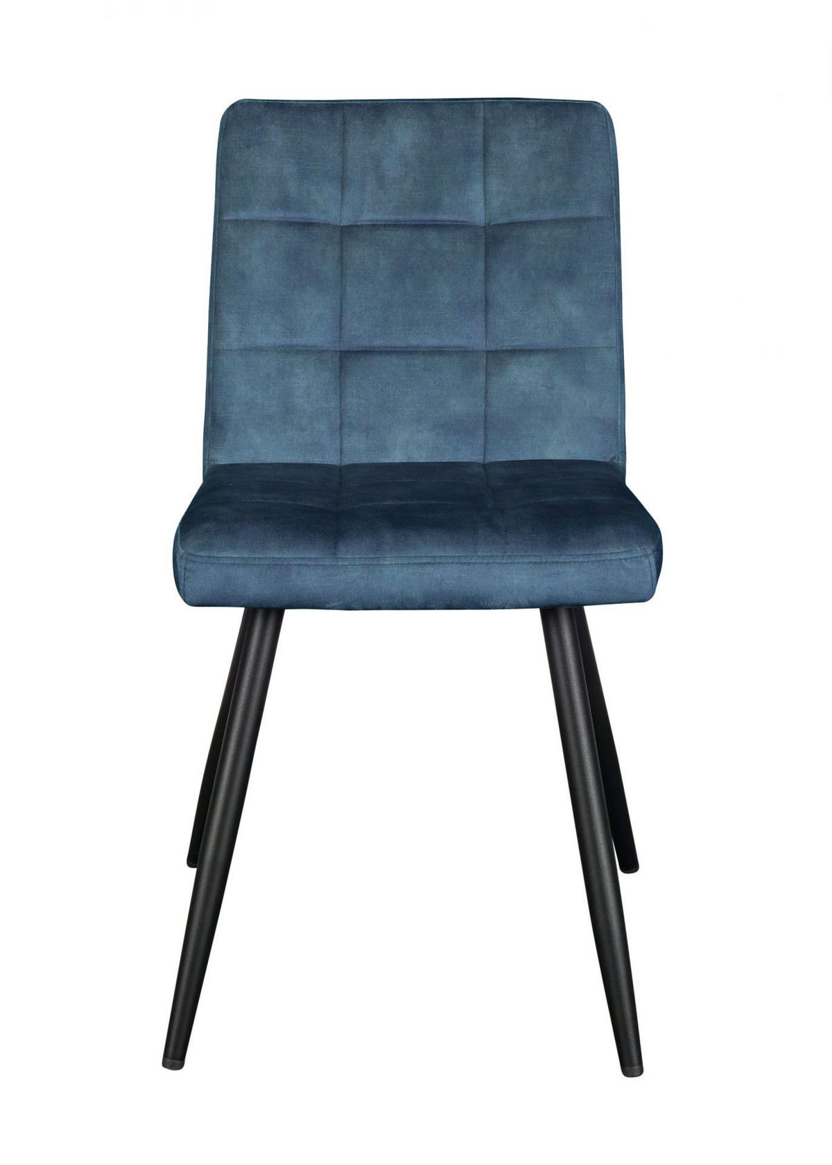 ESSZIMMERSTUHL Riga, Samt, Petrol - Petrol, Textil (58.5/82.5/47cm) - dasmöbelwerk
