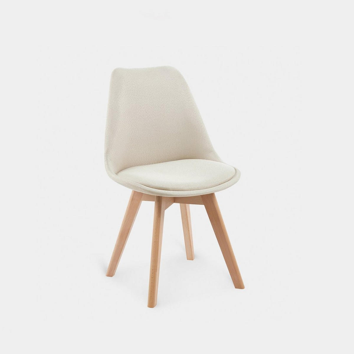 ESSZIMMERSTUHL Kler Beige 49 cm x 82 cm - Beige, Textil (49/82/54cm) - Klast Home