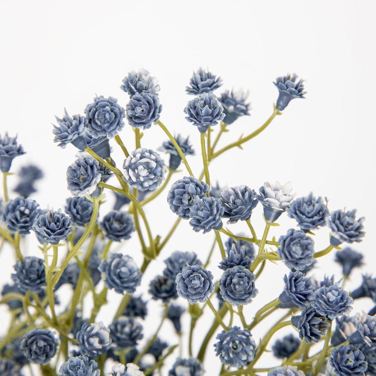 KUNSTBLUMEN 10 Stück Schleierkraut Bund 60 cm Blau - Blau, Kunststoff (60cm)
