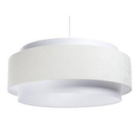HÄNGELEUCHTE Grün 60/25 cm - Weiß, Kunststoff (60/1.9/25cm) - ONZENO