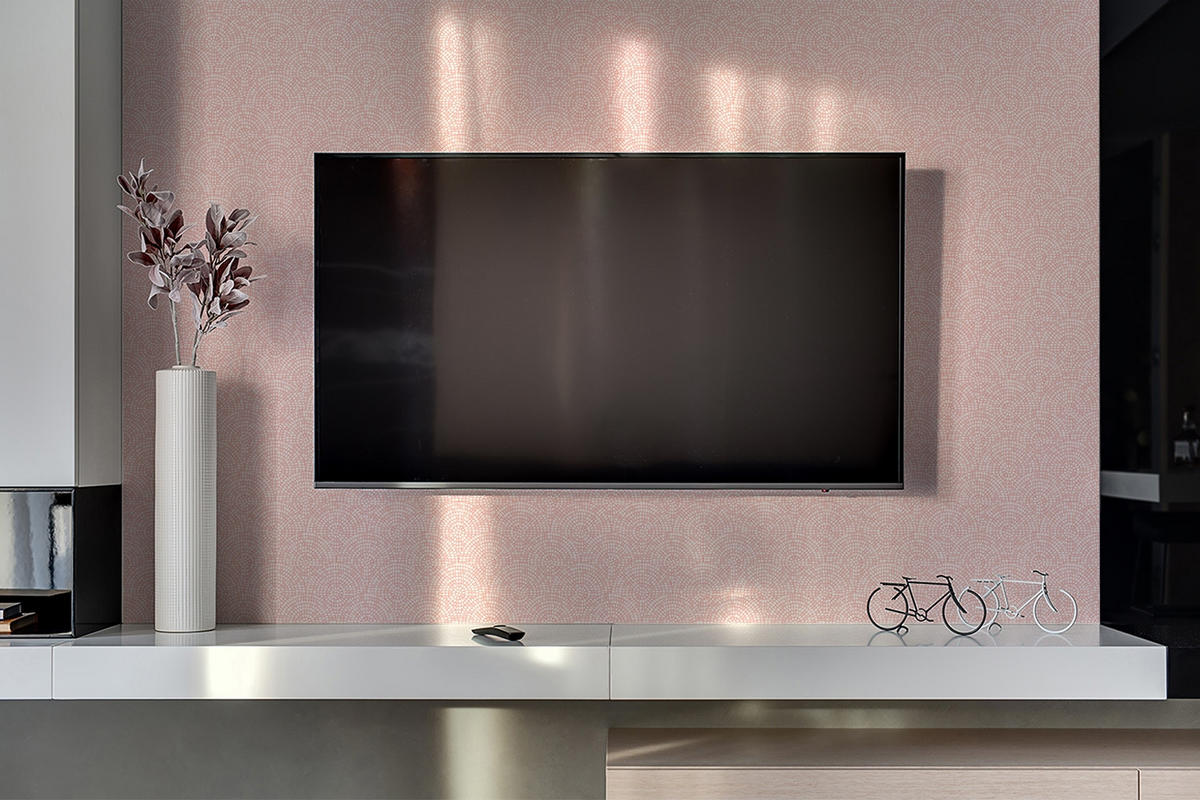 WANDPANEEL 100 x 50 cm Keramikmosaik - Pink, Textil (100/1.6/50cm) - TULUP