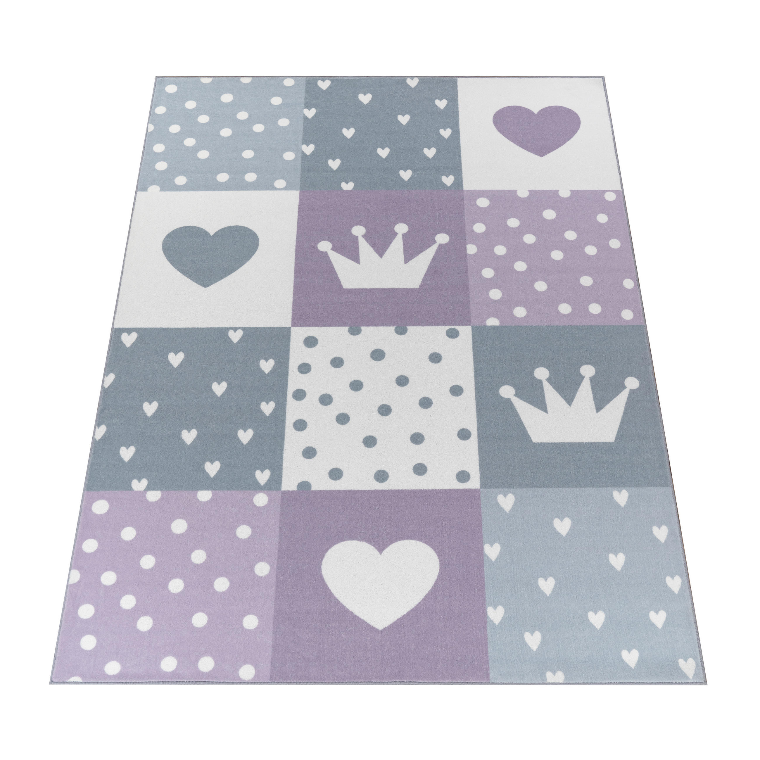 KINDERTEPPICH 160/220 cm Eliz 391 - Lila, Textil (160/220cm) - Paco Home