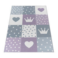 KINDERTEPPICH 80/150 cm Eliz 391 - Lila, Textil (80/150cm) - Paco Home