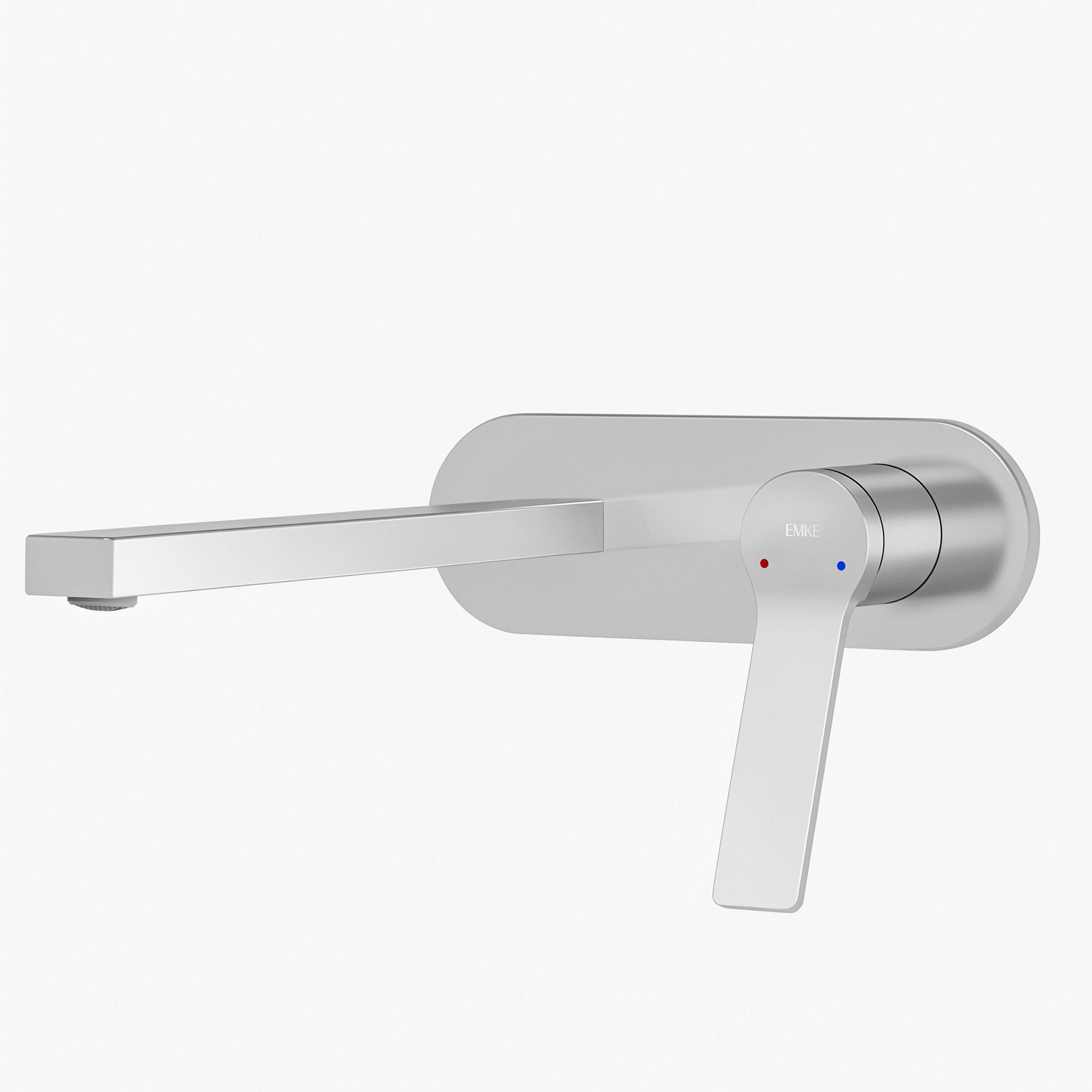 WASCHTISCHARMATUR mit Luftsprudler Messing verchromt - Chromfarben, Metall (21/7/28.8cm) - EMKE