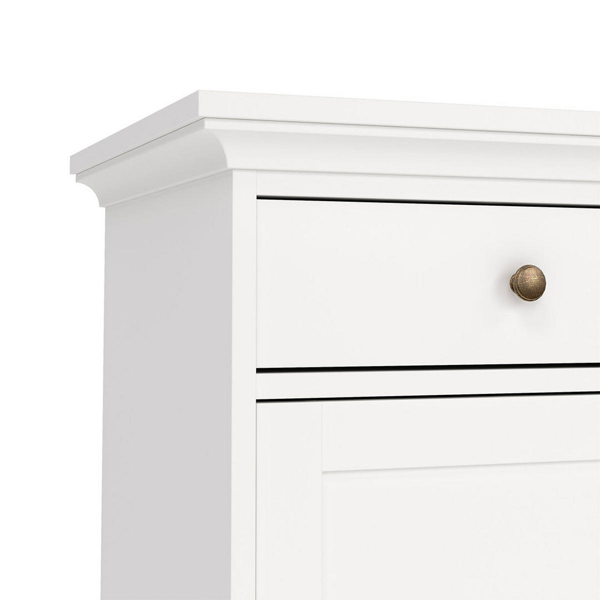 SIDEBOARD Venedig Weiß 144/46/92 cm - Weiß, Holzwerkstoff (144/92/46cm) - ebuy24