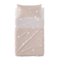 BETTWÄSCHE 2er-Set teiliges little star 120x180 cm (kinderbett) rosa - Pink, Textil (120/180cm) - Happy Friday