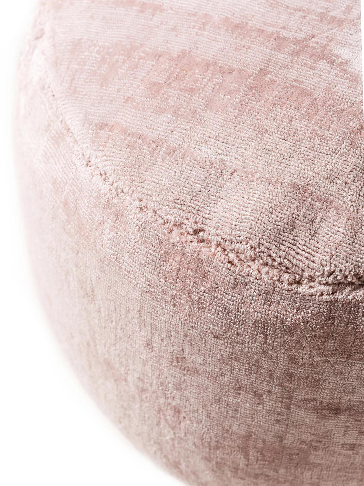 POUF Nova Rosa 55x55x30 cm - Rosa, Textil (55/30/55cm) - benuta Pure