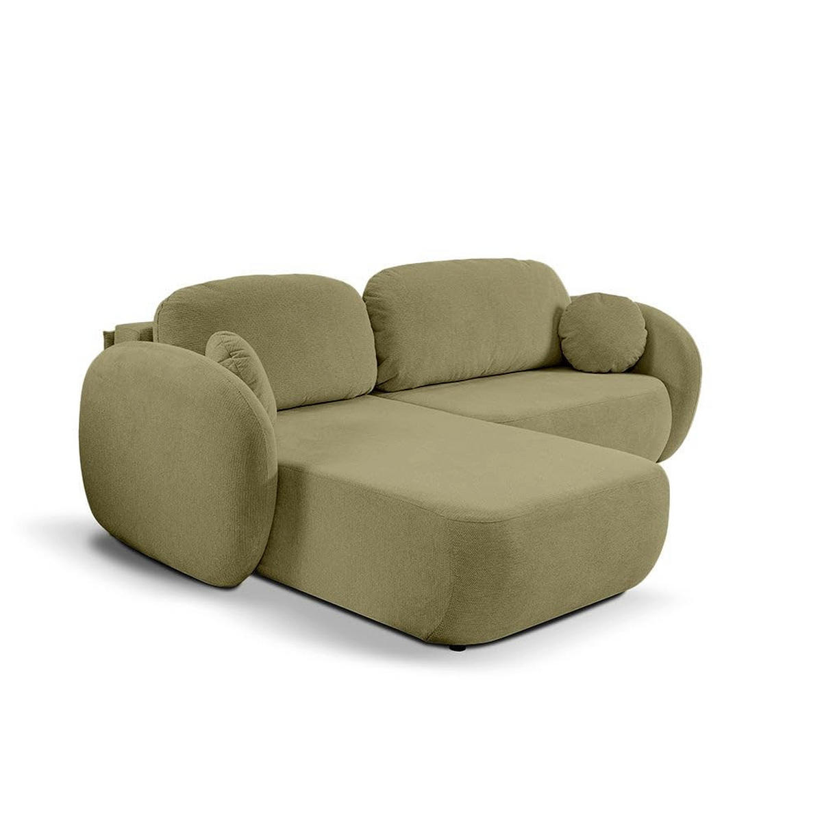 ECKSOFA OLEMO Goldfarben - Goldfarben, Textil (248/86.5/174cm) - Pillovely
