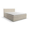 BOXBETT CALIDO mit zwei Bettkästen H2/H3 Matratze und Topper 140 x 200 cm - Beige, Holzwerkstoff (140/200cm) - VENASI MÖBEL