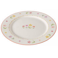 ESSTELLER Blümi Ø 27 cm - Hellgelb/Multicolor, Keramik (27cm) - Boltze Home