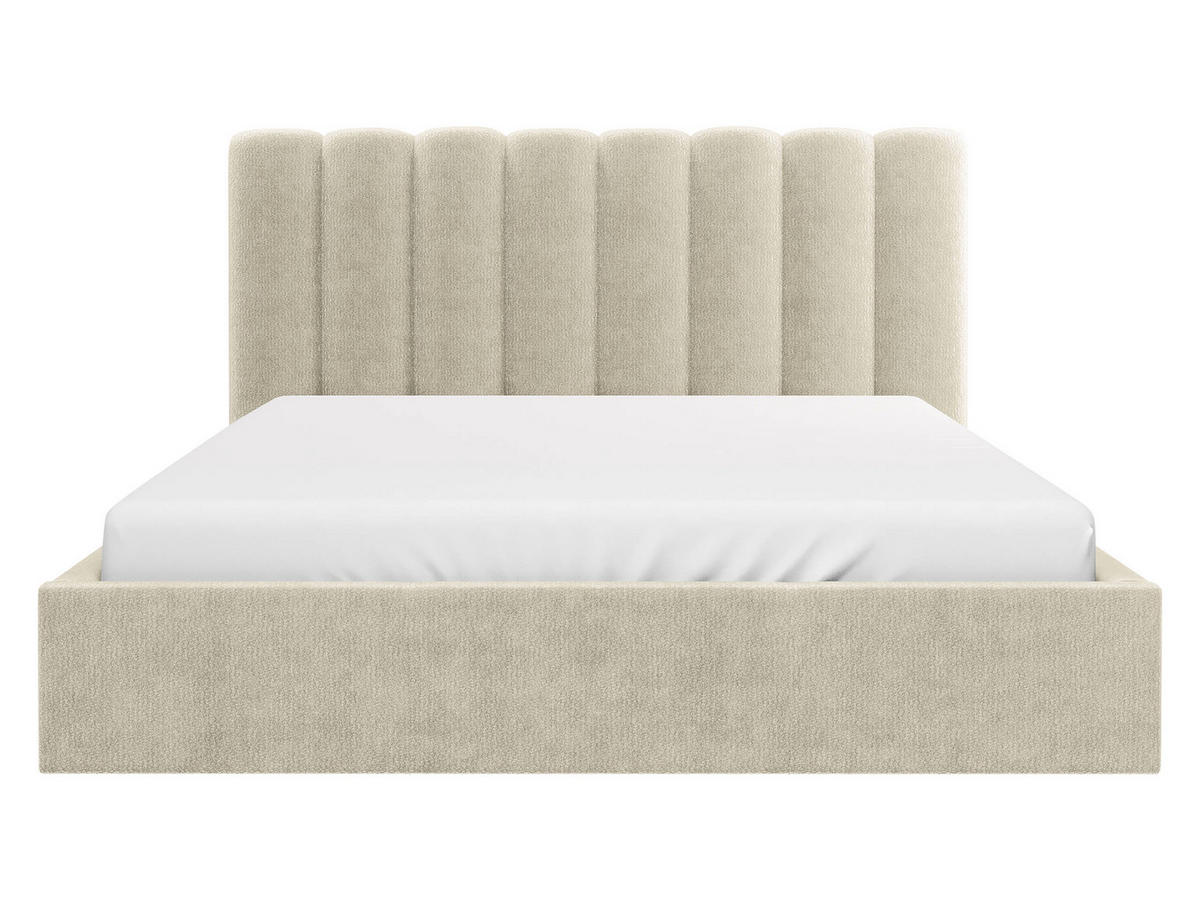 POLSTERBETT Nox - Beige/Naturfarben, Holzwerkstoff/Textil (180/200cm) - MIRJAN24
