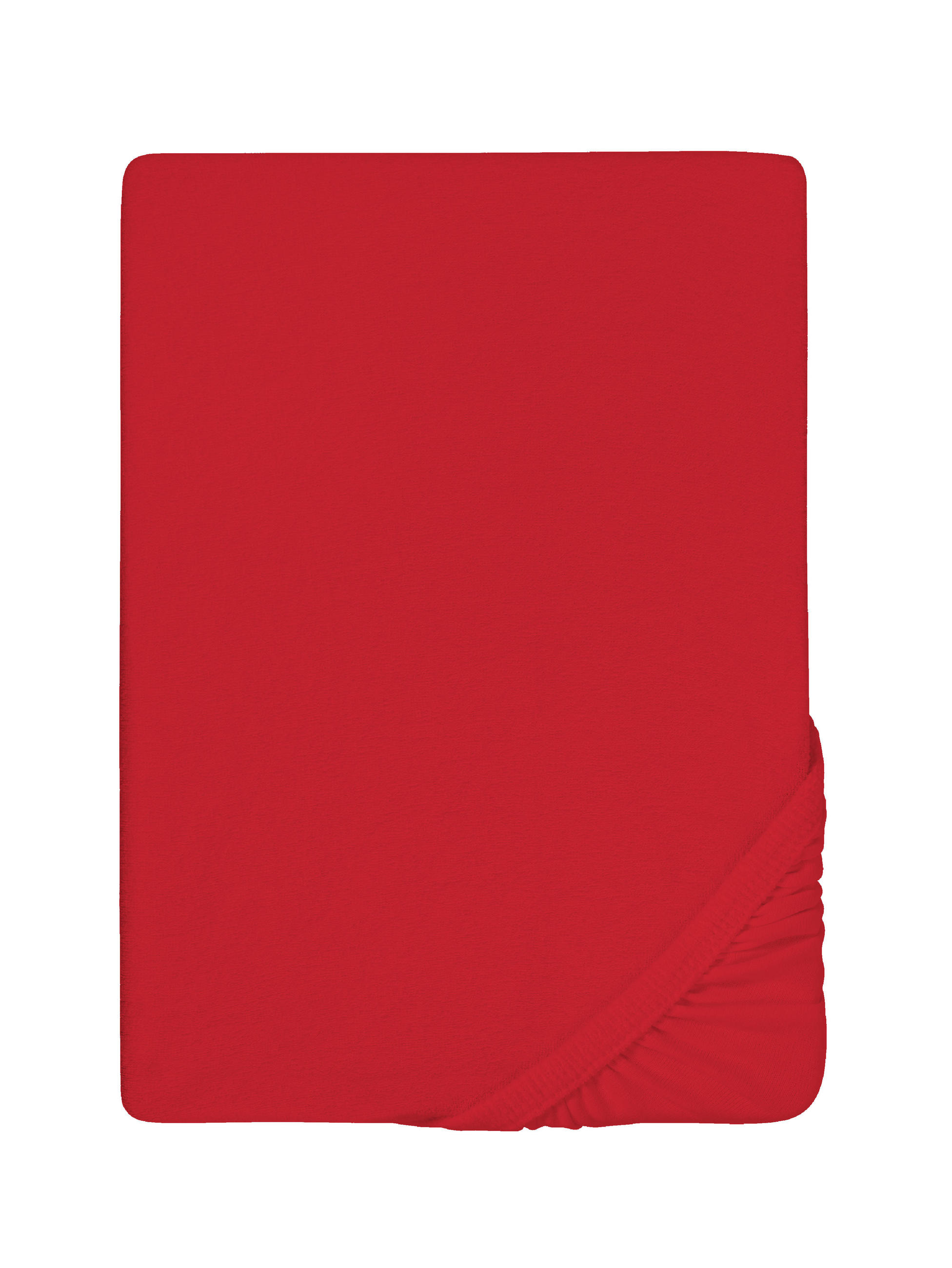 biberna Spannbetttuch Rot 200x200 cm