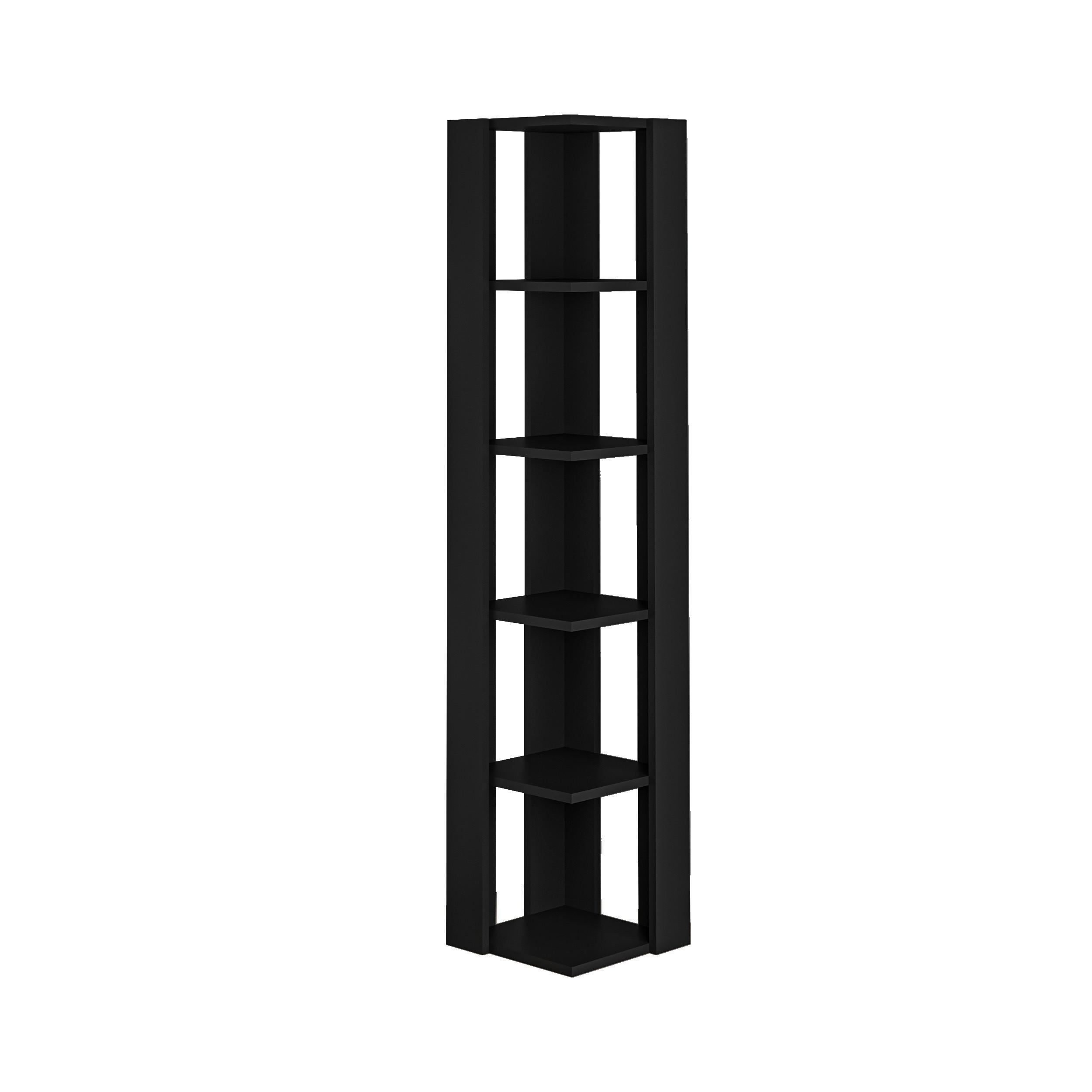 Decortie Eck Schwarz 34x160.8x34 cm
