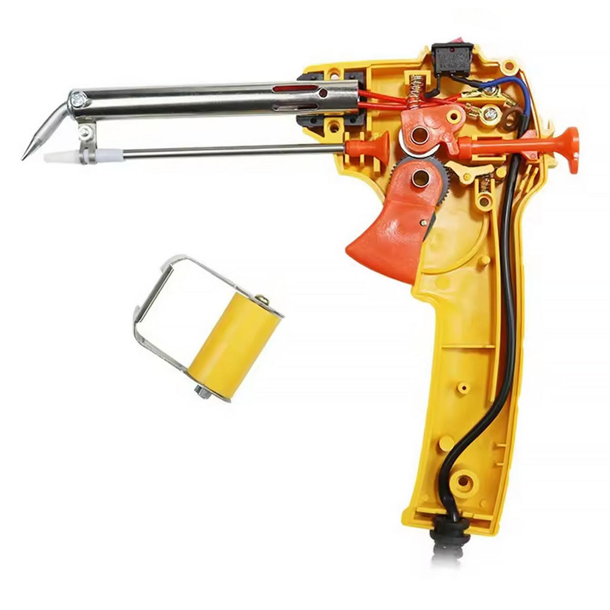 LÖTKOLBEN Universal - 60 W, 450 °C, automatischer Lötzinnzufuhr, Draht Ø 0,8-1,2 mm, Aufheizzeit 30 s - Multicolor, Kunststoff/Metall (10/10/10cm)