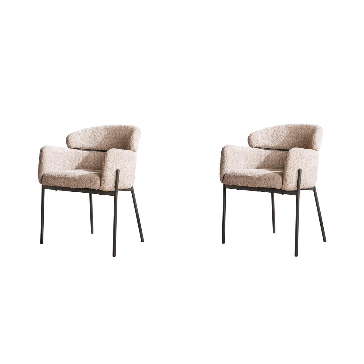 ESSZIMMERSTUHL Armbo Beige 61/62/80 cm - Beige, Textil (62/80/61cm) - Hoyz Collection