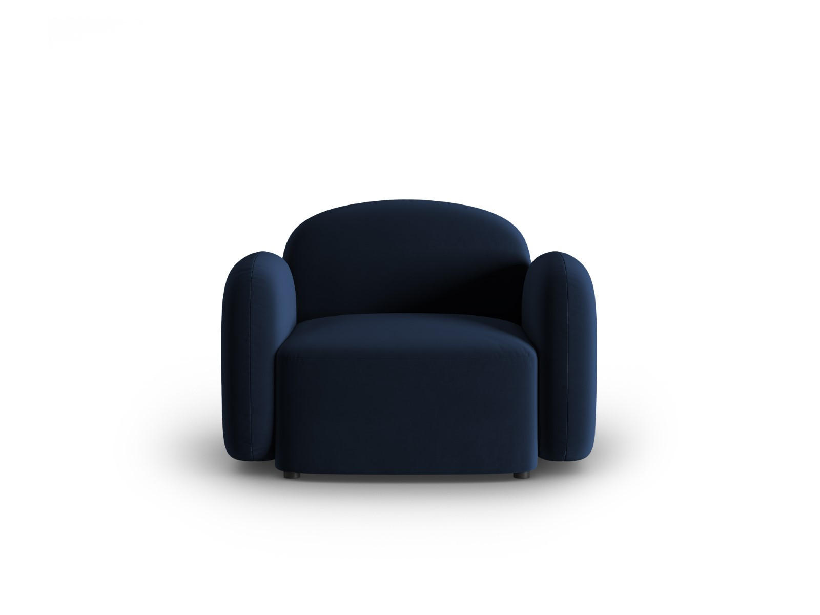 SESSEL Blair aus Samt königsblau - Blau, Textil (87/80/119cm) - Micadoni