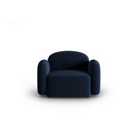 SESSEL Blair aus Samt königsblau - Blau, Textil (87/80/119cm) - Micadoni