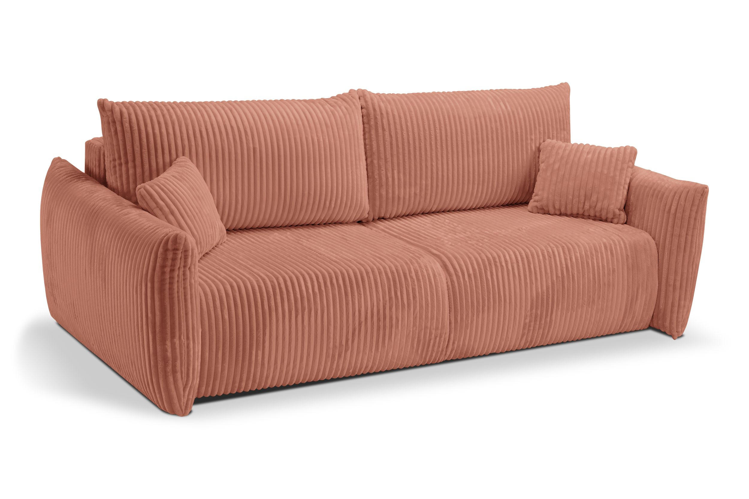 SOFA Hallora - Rosa (Tilia 62) - Altrosa, Holzwerkstoff (240/88/108cm) - Möblo