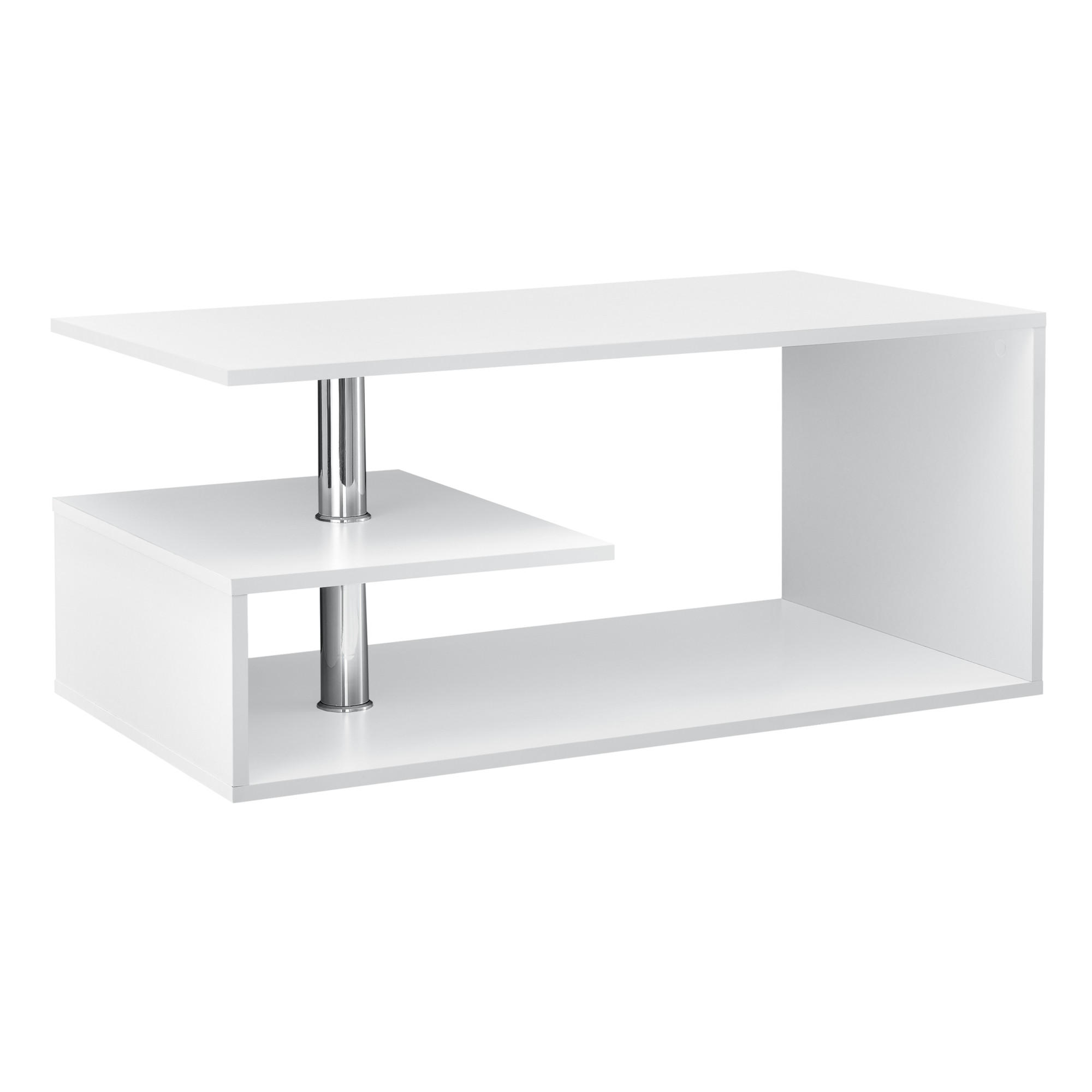 COUCHTISCH Haarlem 50/90/41 - Weiß, Holzwerkstoff (90/50/41cm) - [en.casa]