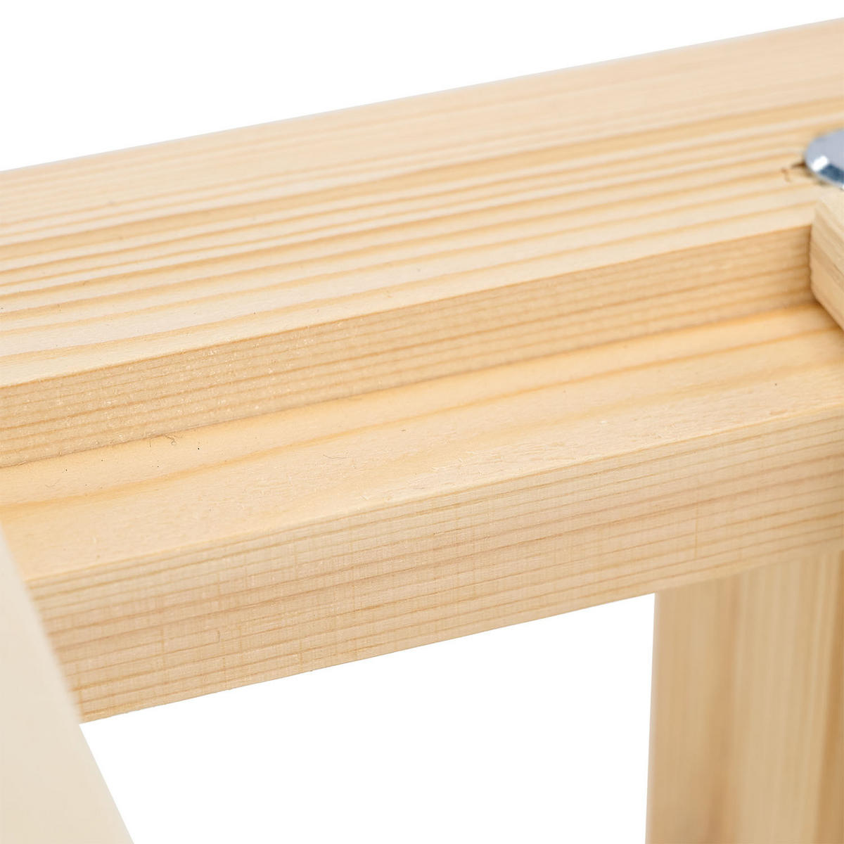 HOLZBETT Familienbett 270/200 cm natur + Lattenrost - Braun, Holz (270/200cm) - Homestyle4u