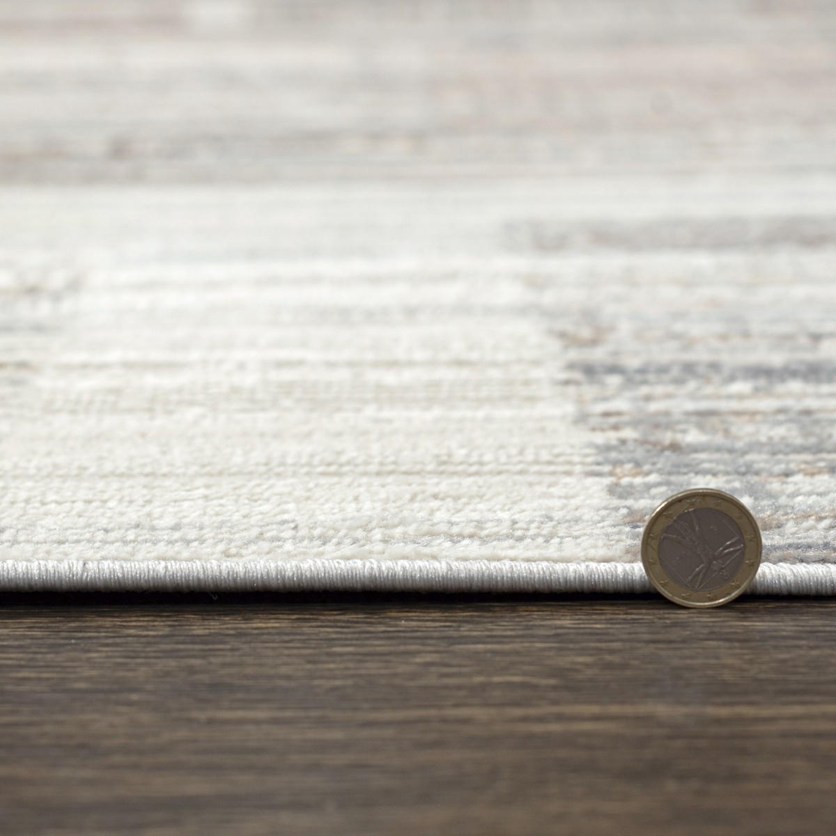 KOBEREC béžový krémový abstraktný - 80 x 150 cm - krémová/cappuccino, textil (80/150cm) - Mazovia
