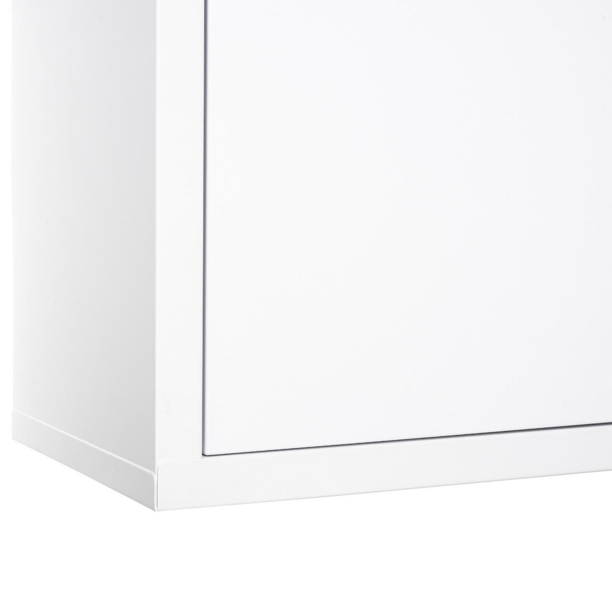 MEDIZINSCHRANK DE-09621 abschließbar mit 3 Fächern Weiß - Weiß, Metall (40/60/18cm) - ComfortXL