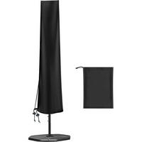 SONNENSCHIRM Schutzhülle 190 cm H x 30/50 cm Wasserdicht Winddicht - Schwarz, Kunststoff (190/50/30cm)