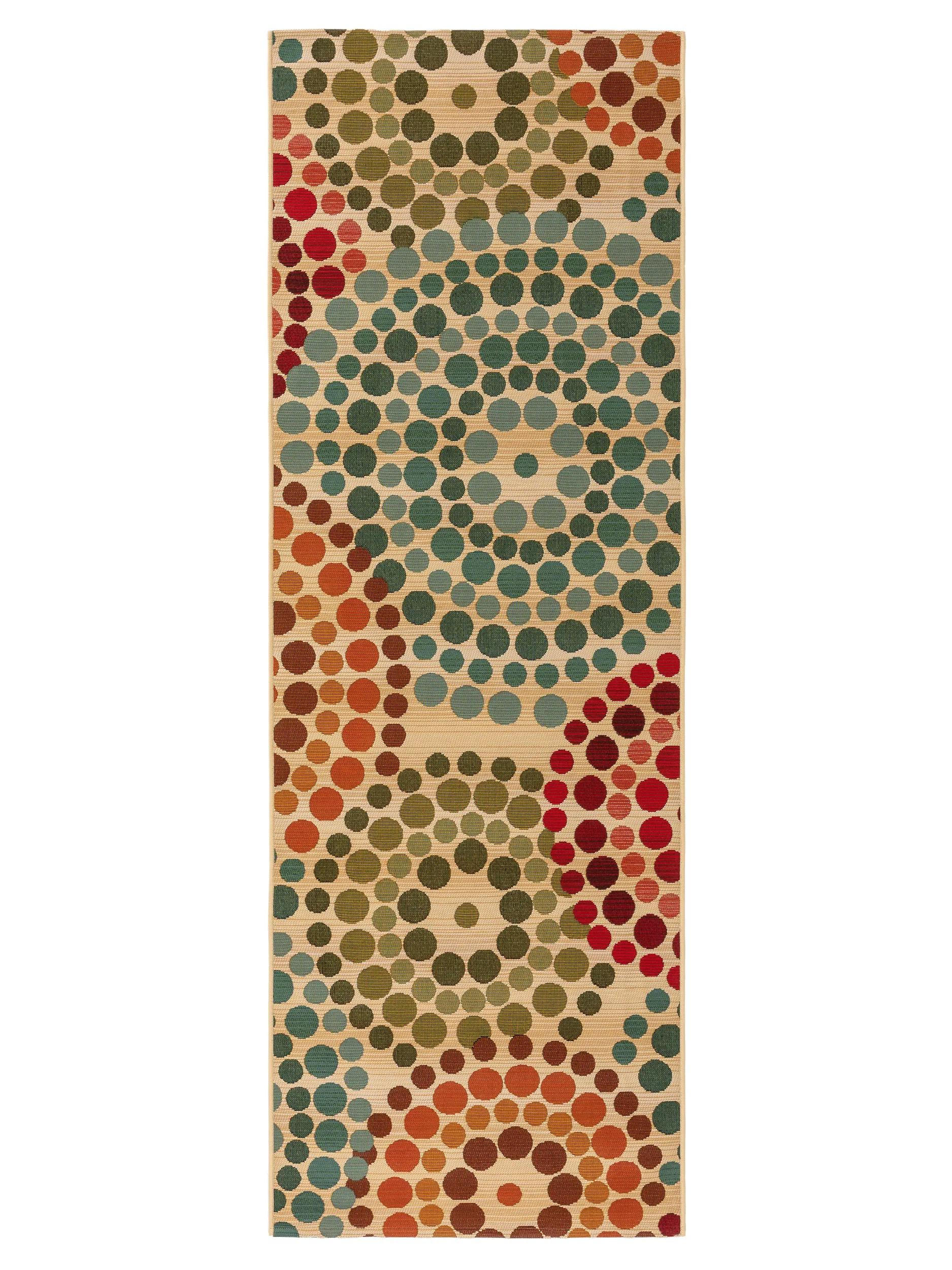 OUTDOORTEPPICH Artis Beige/Multicolor 80x250 cm - Beige, Textil (80/250cm) - benuta Nest