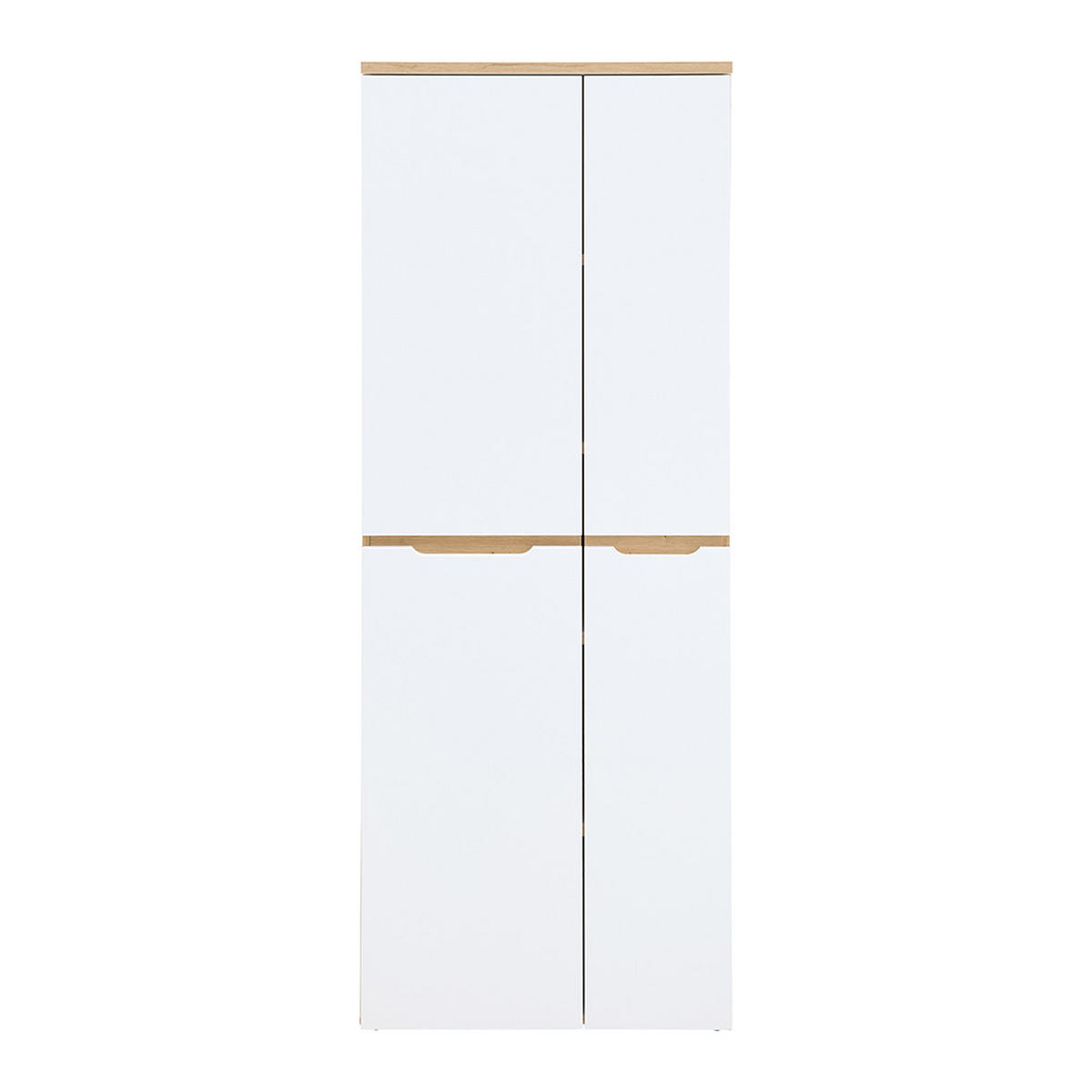 AKTENSCHRANK Manresa-36 - Weiß, Holzwerkstoff (75/197/38cm) - Lomado