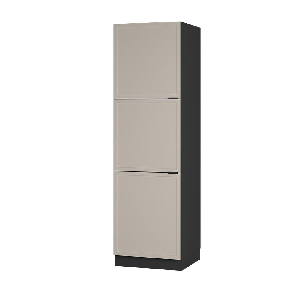 HÖGSKÅP Fame-Line, Gråbeige/antracit, 60 cm Greige, Antracit 206.8/60/58.1 cm